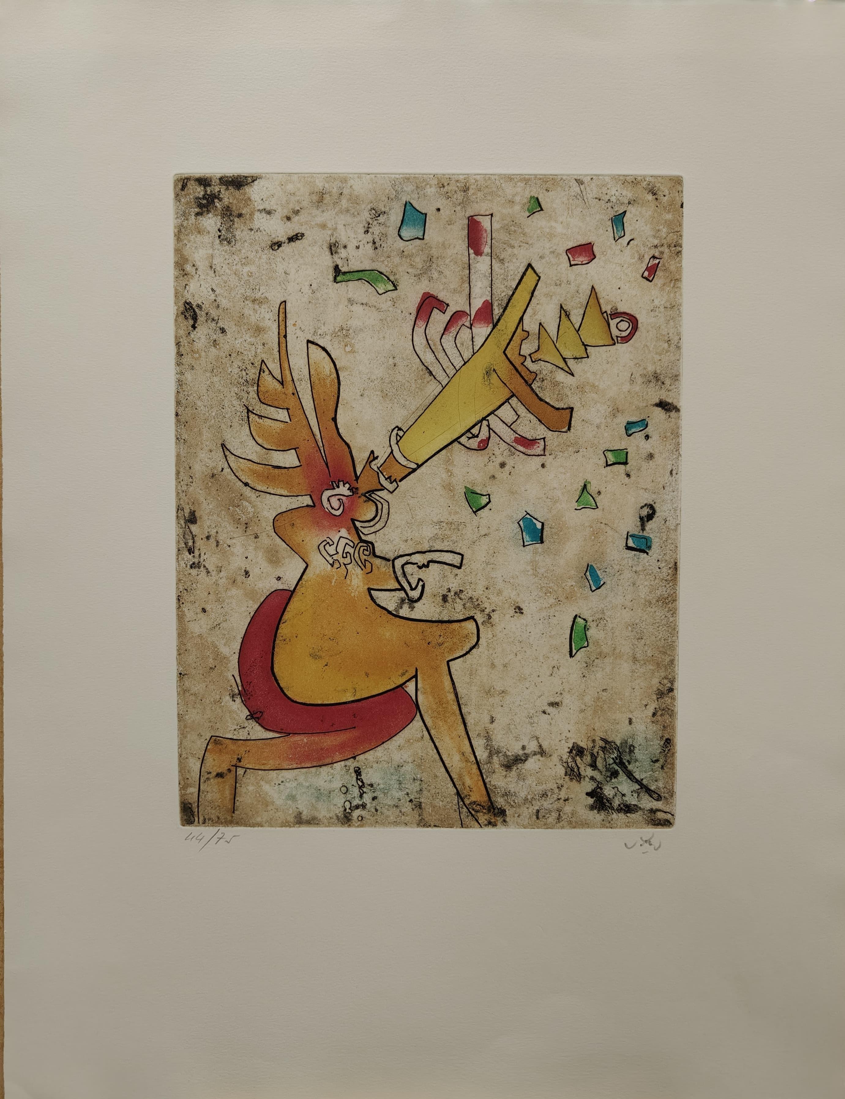 Set of 5 lithographs by Sebastian Matta 