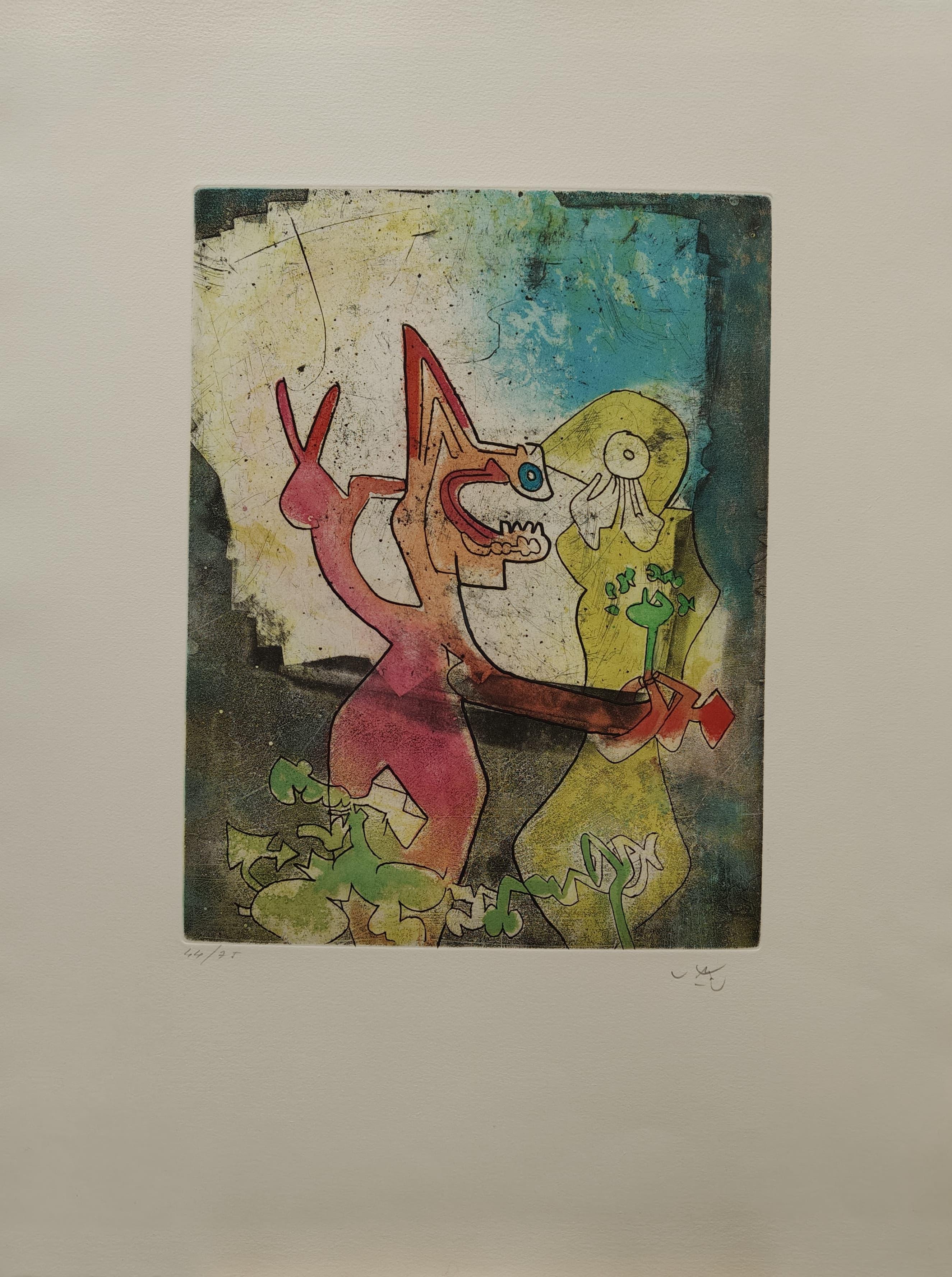 Set of 5 lithographs by Sebastian Matta 