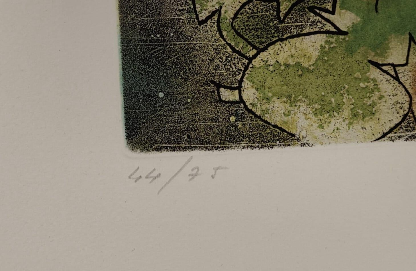 Set of 5 lithographs by Sebastian Matta 