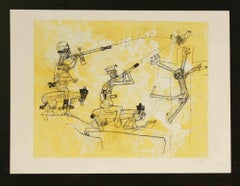 Ohne Titel - Radierung von Sebastian Matta - 1980