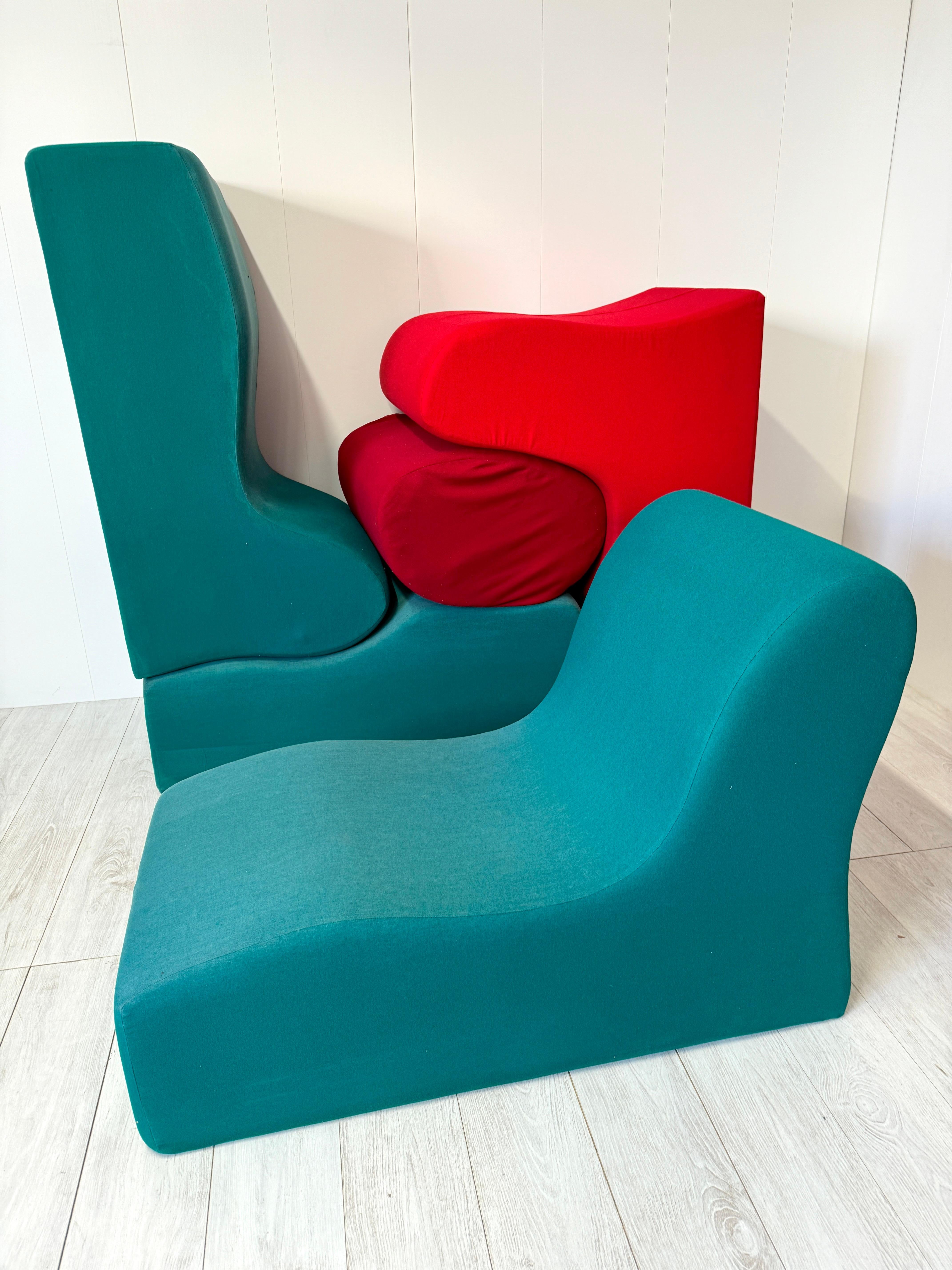 Sebastian Matta, Salon modulaire mod. Malitte, prod. Gavina 1970 en vente 4