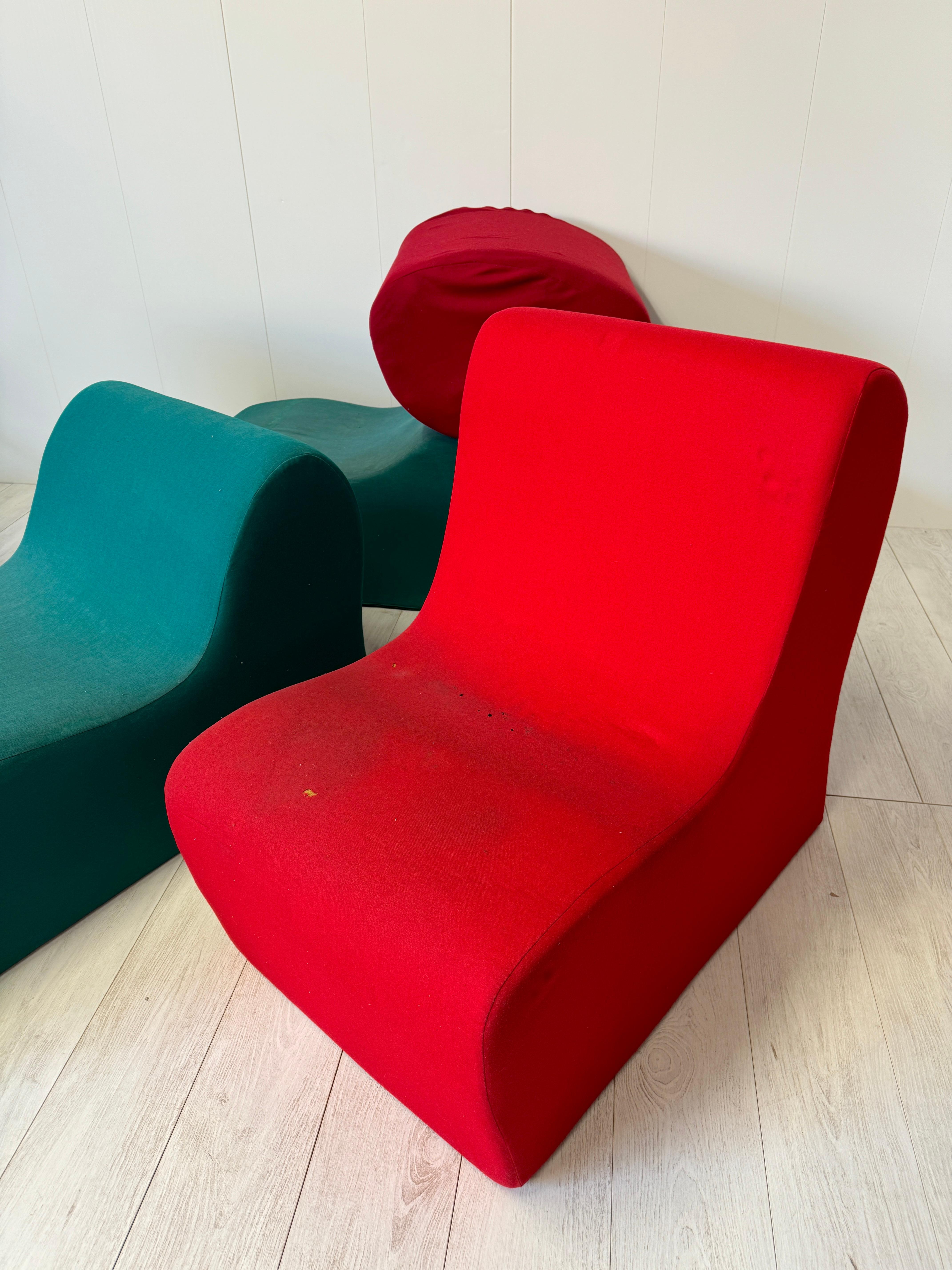 Sebastian Matta, Salon modulaire mod. Malitte, prod. Gavina 1970 en vente 7