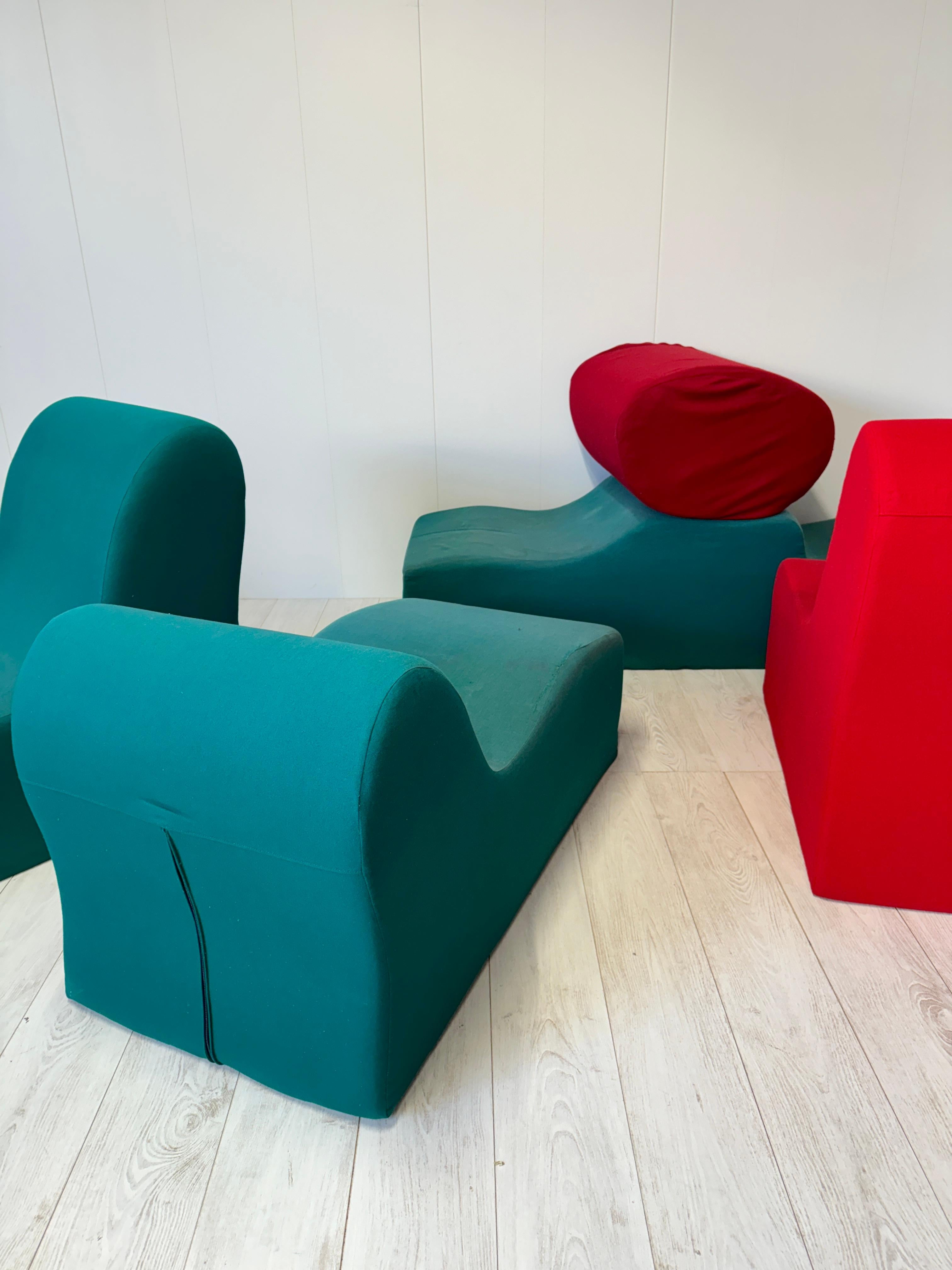 Sebastian Matta, Salon modulaire mod. Malitte, prod. Gavina 1970 en vente 10