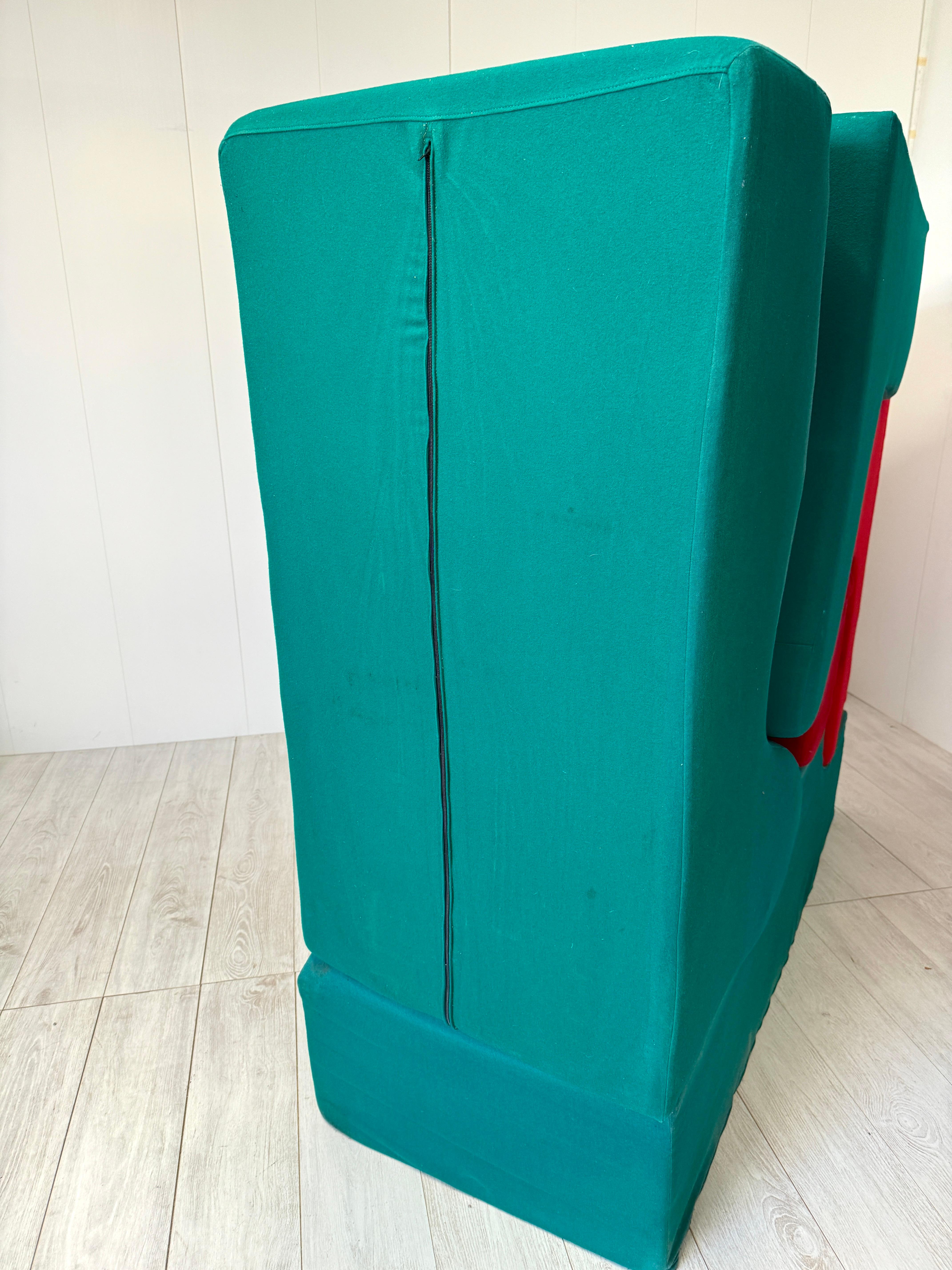 Sebastian Matta, Salon modulaire mod. Malitte, prod. Gavina 1970 État moyen - En vente à Rivoli, IT