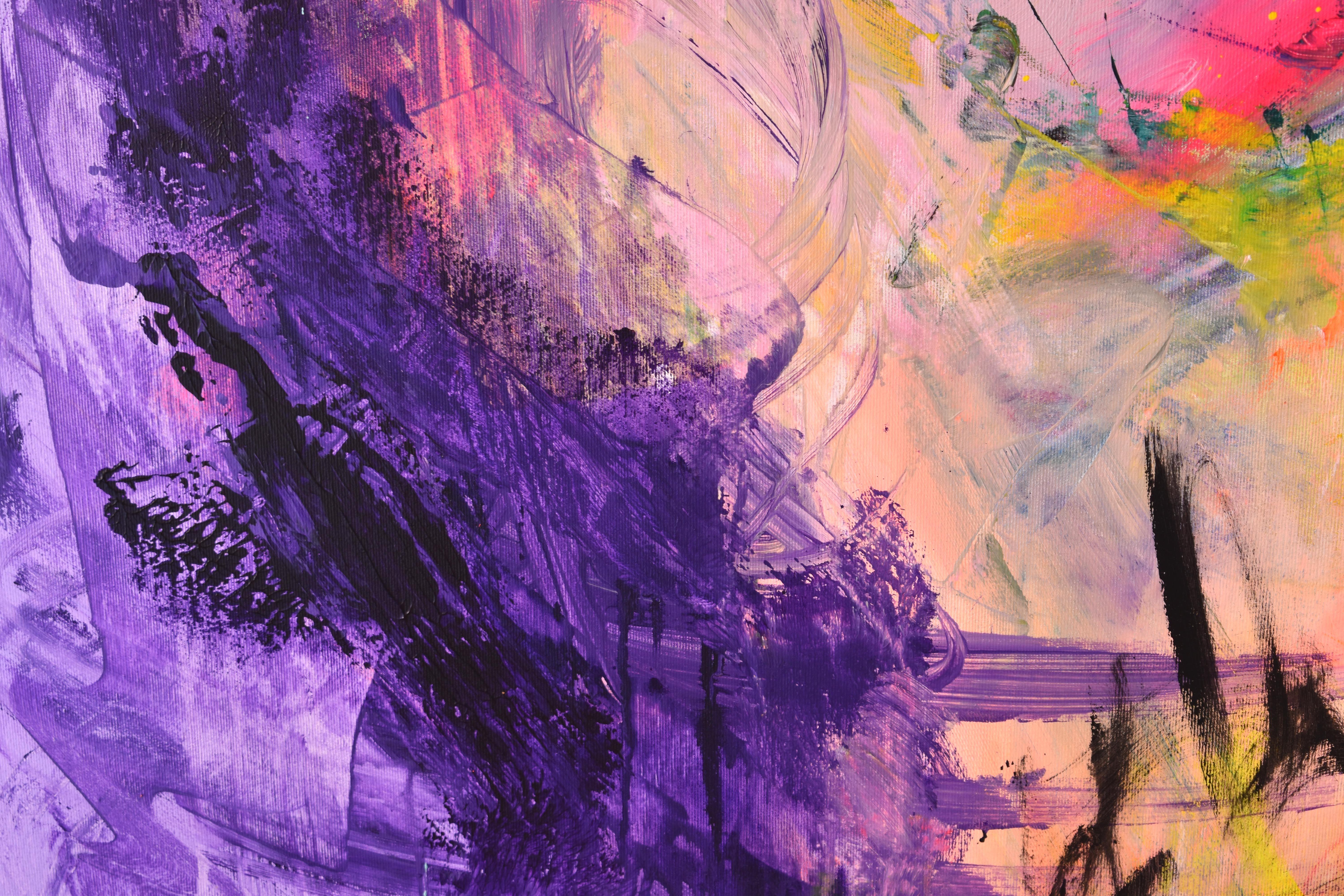 Communication, peinture, acrylique sur toile - Painting de Sebastian Merk