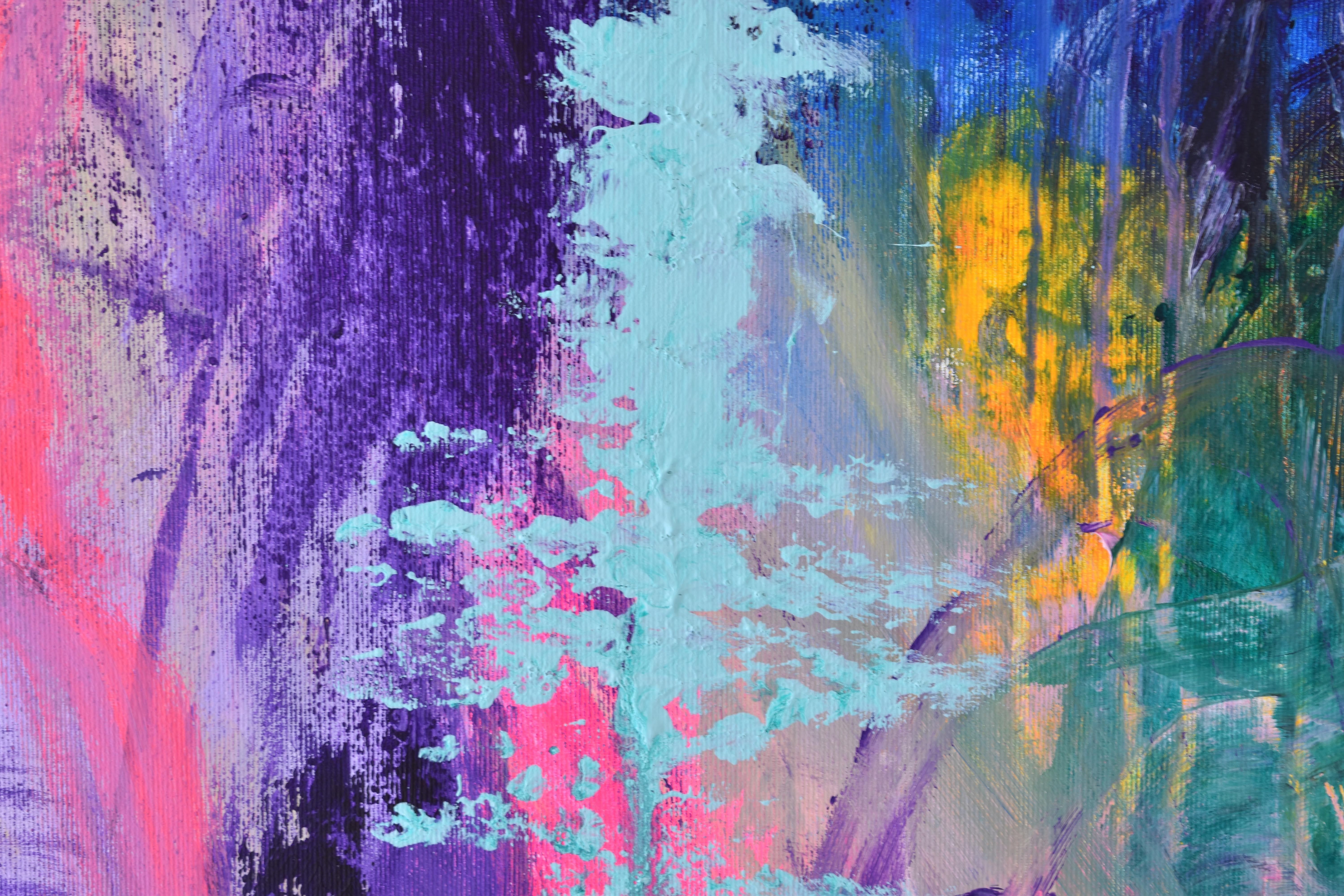 Communication, peinture, acrylique sur toile - Abstrait Painting par Sebastian Merk