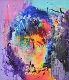 Communication, peinture, acrylique sur toile