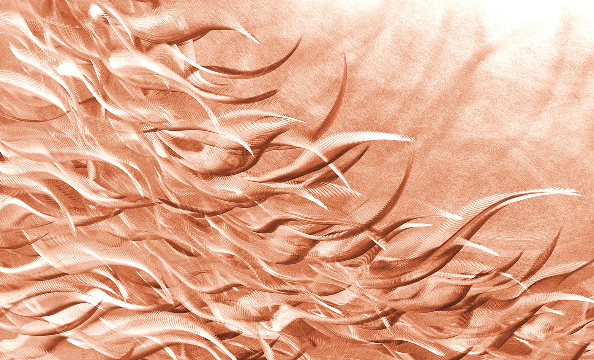 copper wall sculpture