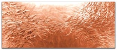 Contemporary Modern Copper Wall Art, Abstract Transitional Modern, Sebastian R