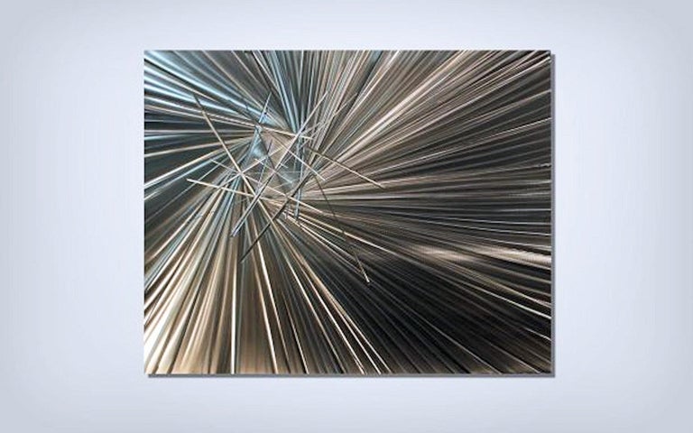 Sebastian Reiter Abstract Sculpture - Aluminum Abstract Wall Art Sculpture Industrial Modern Contemporary Sebastian R