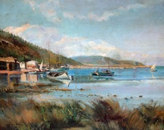 Palma de Mallorca - Óleo sobre tela - Firmado y enmarcado - Año 1944