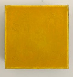 Yellow Plus Two----Three 5" X 5" Paintings, oil on Canvas