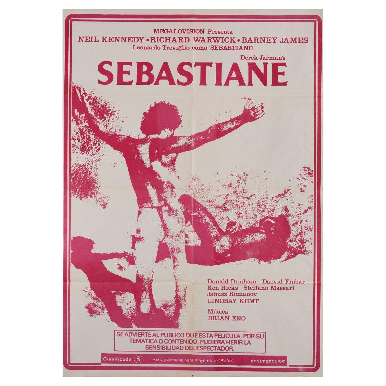 Spanisches A1-Filmplakat von Sebastiane, 1976