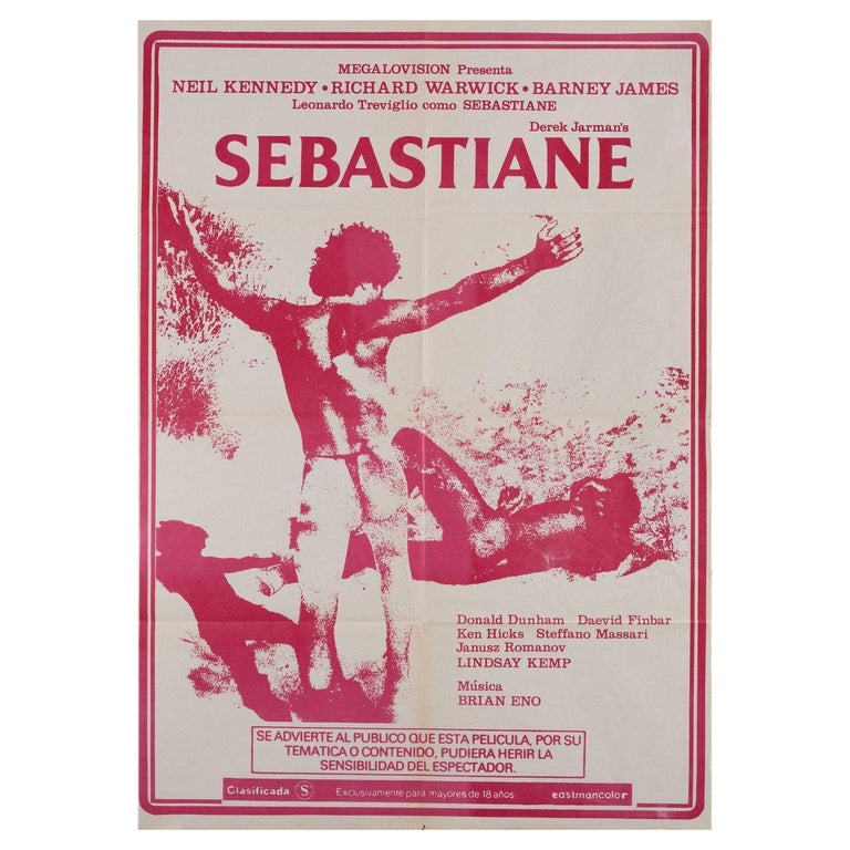 Sebastiane 1976 Spanish A1 Film Poster For Sale at 1stDibs