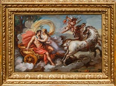 Mythological scene Oil painting on paper applied to canvas circle of S. Ricci