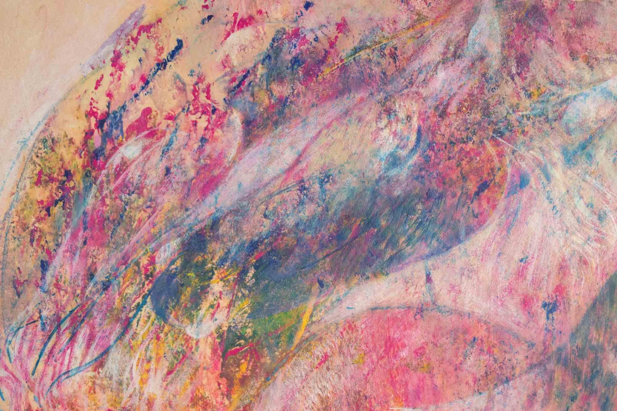 Nudo astratto - Pittura ad olio di Sebastiano Sanguigni - Anni 2000 in vendita 1