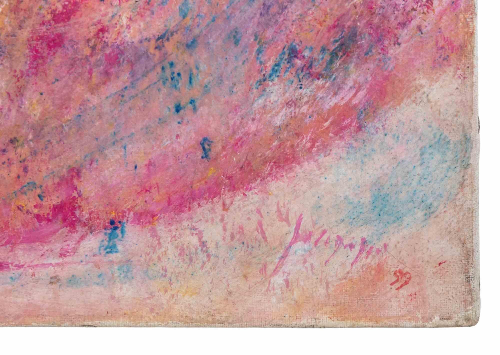 Nudo astratto - Pittura ad olio di Sebastiano Sanguigni - Anni 2000 in vendita 2