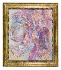Athena Goddess - Oil Painting by Sebastiano Sanguigni - 2000