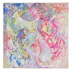 Fishes - Oil Painting by Sebastiano Sanguigni - 2000s