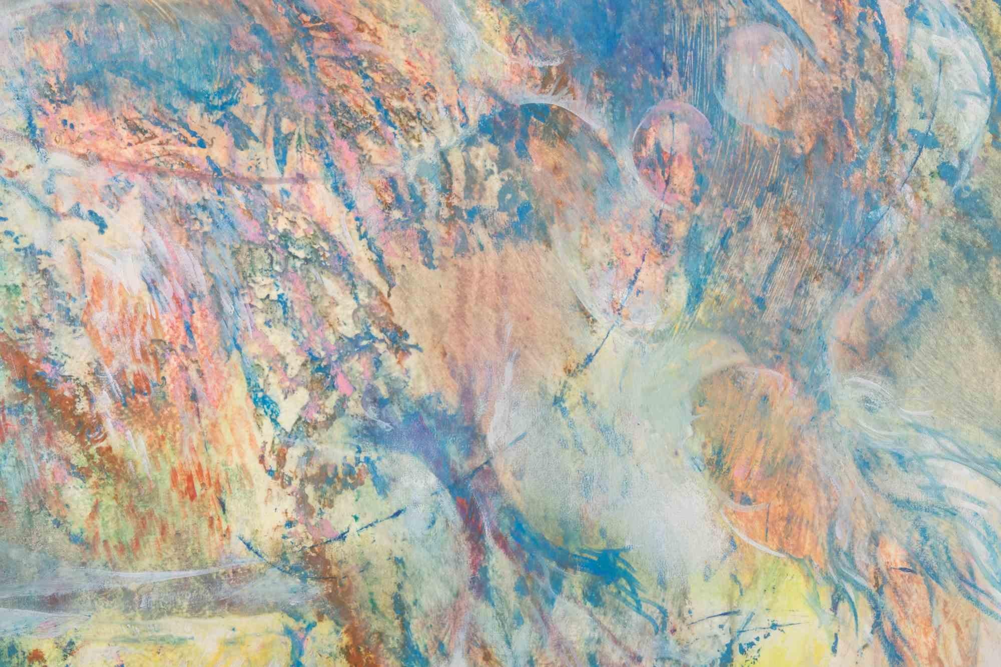 Astrazione di nudo - Pittura ad olio di Sebastiano Sanguigni - Anni 2000 in vendita 1