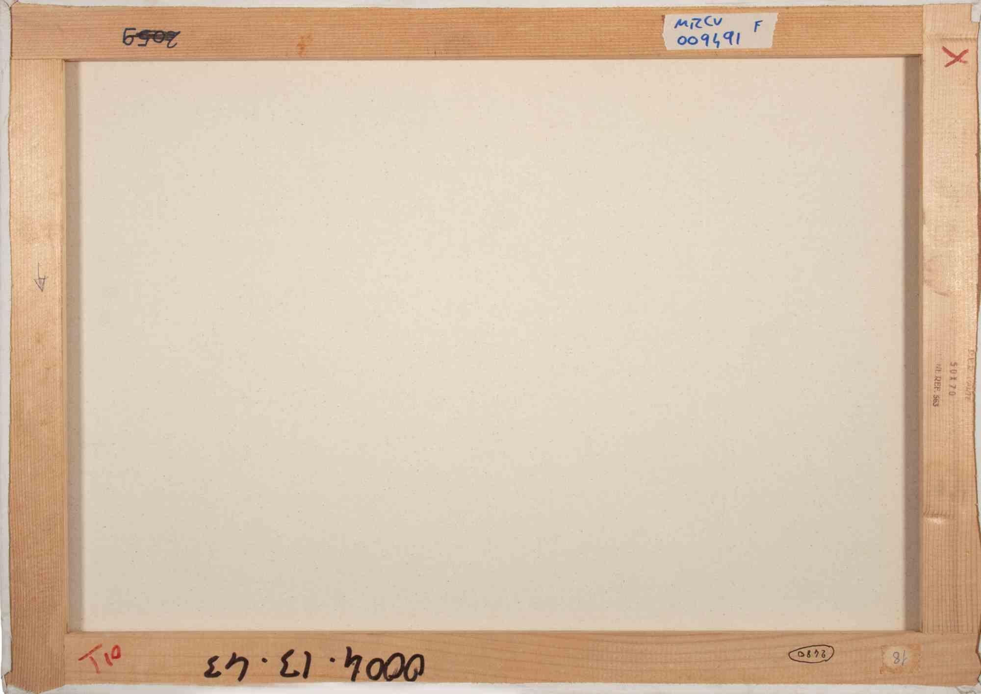 Astrazione di nudo - Pittura ad olio di Sebastiano Sanguigni - Anni 2000 in vendita 2