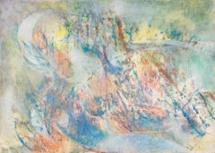Astrazione di nudo - Pittura ad olio di Sebastiano Sanguigni - Anni 2000