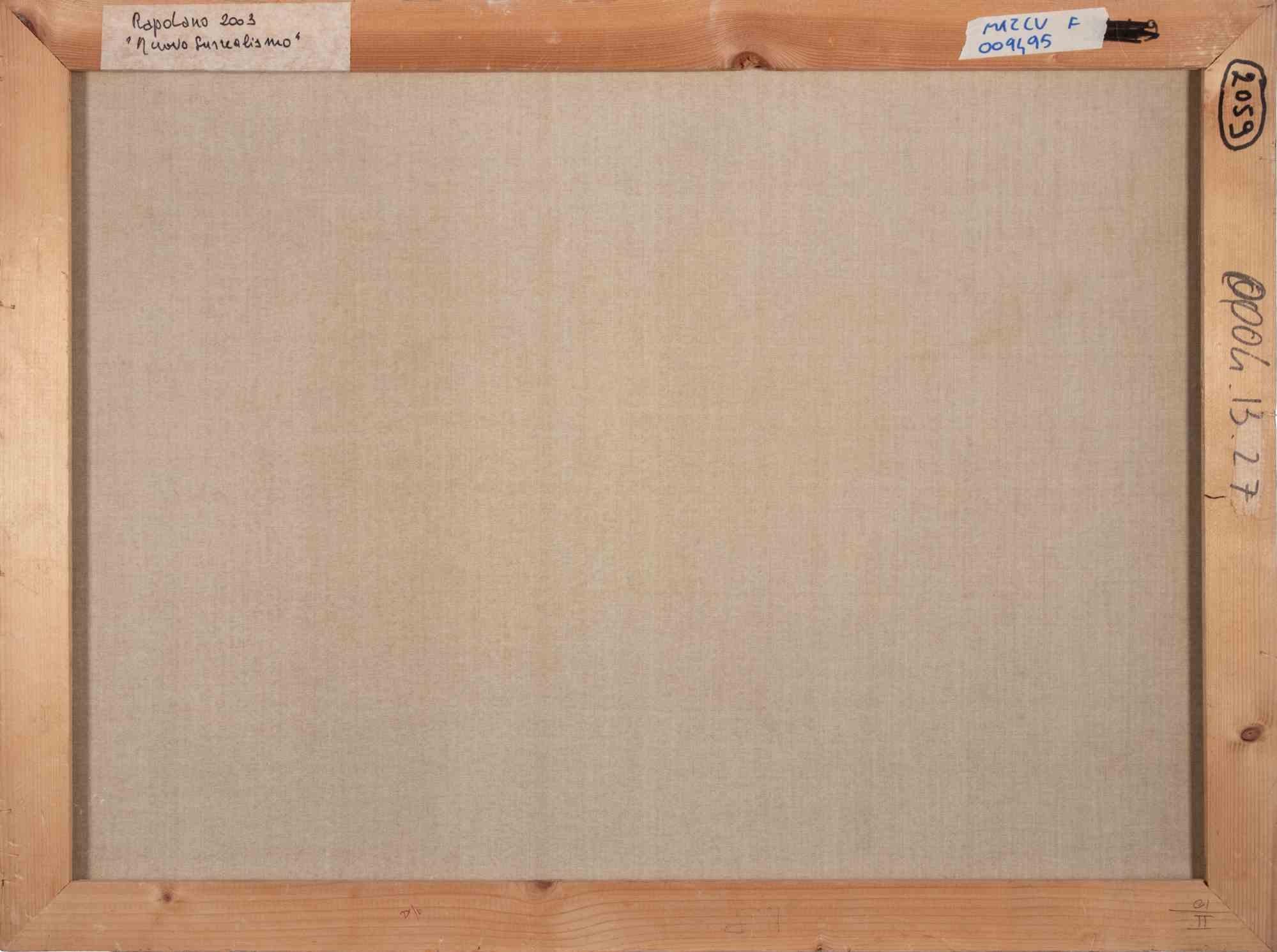 Nudo e natura morta - Pittura ad olio di Sebastiano Sanguigni - Anni 2000 in vendita 3