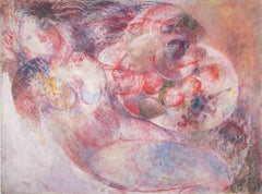 Nudo e natura morta - Pittura ad olio di Sebastiano Sanguigni - Anni 2000