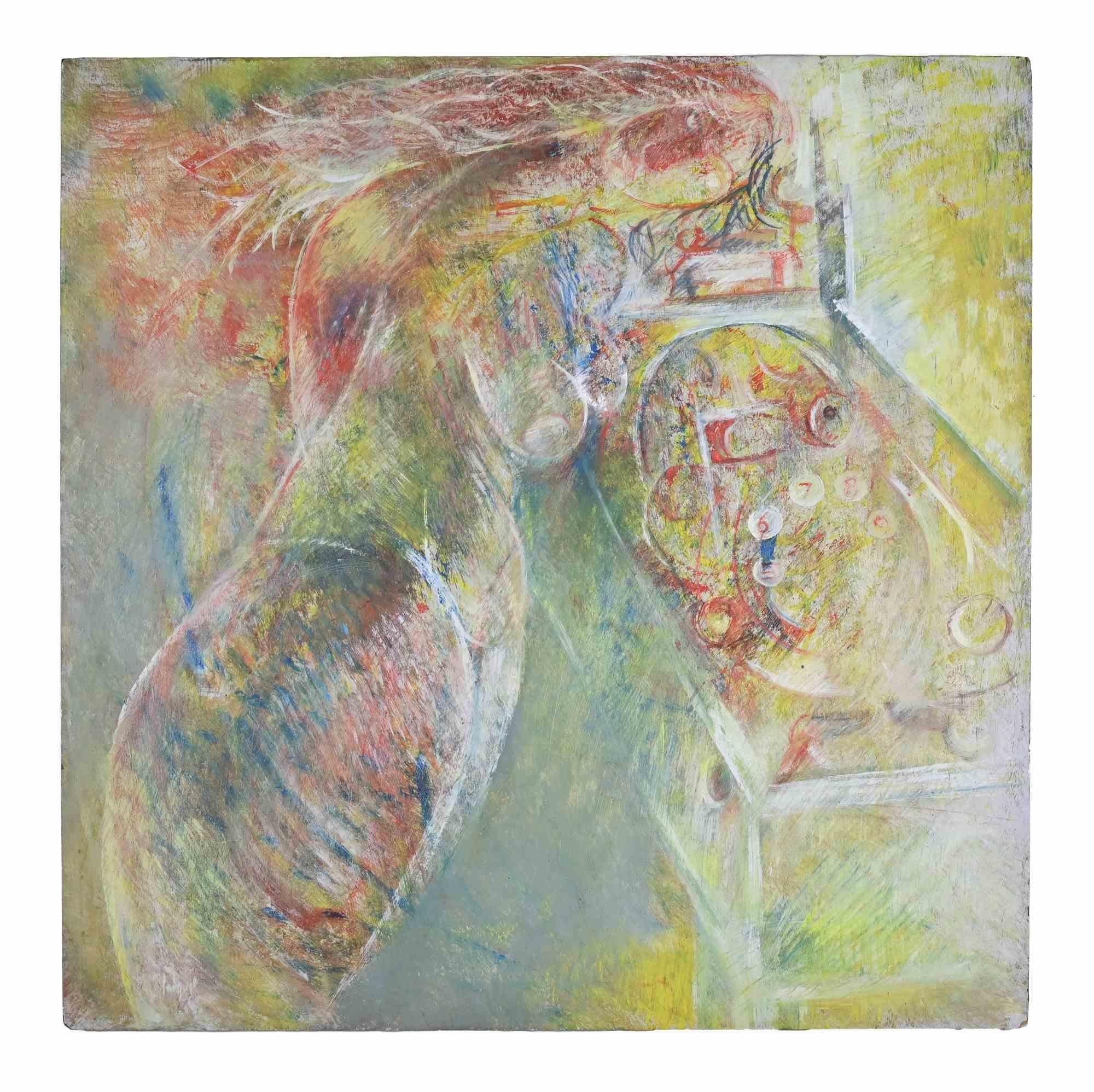 Huile sur panneau de bois réalisée par Sebastiano Sanguigni (1931-2012).

Main signée en bas à droite.

Très bon état.