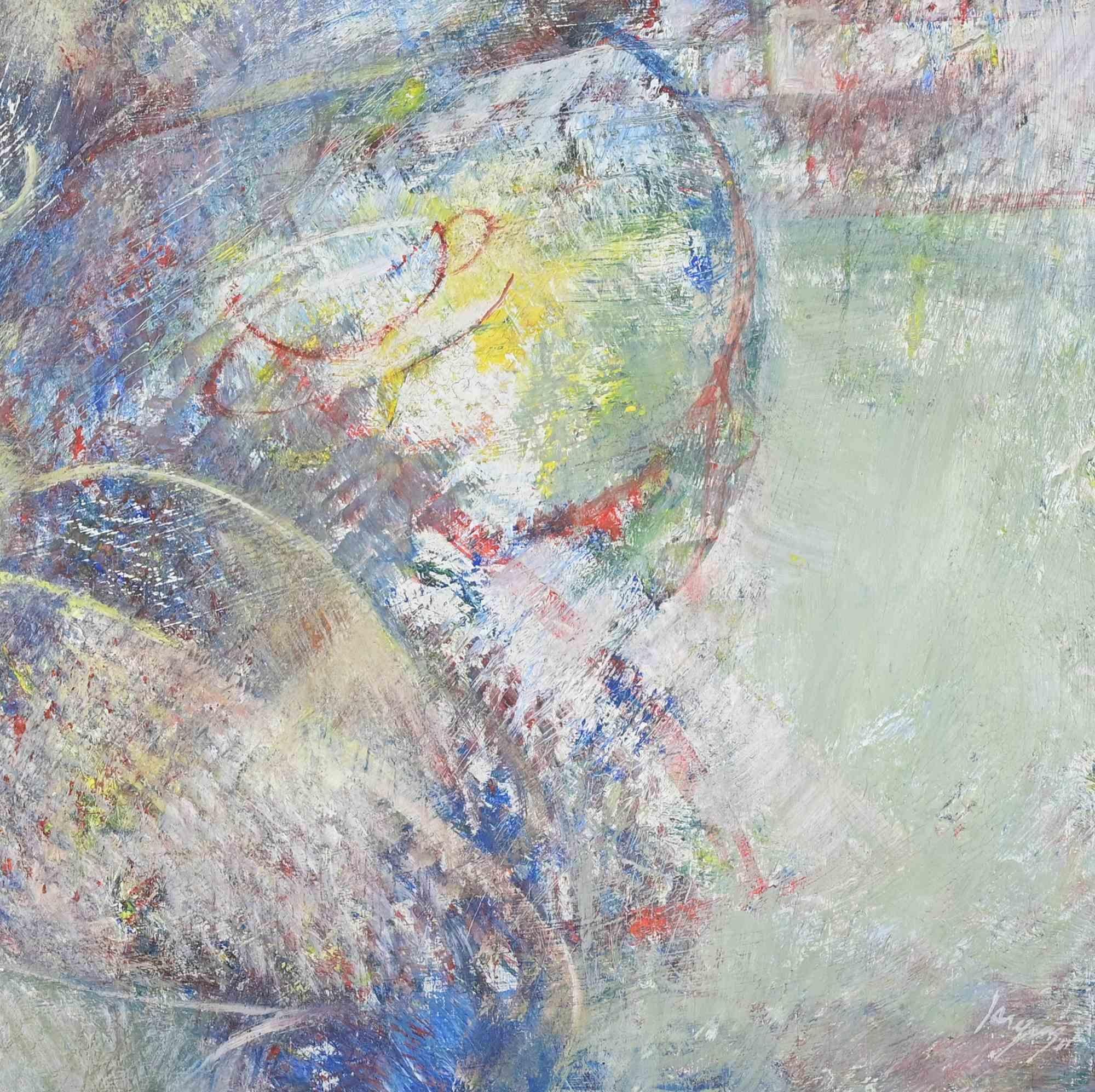 Nude - Oil Painting by Sebastiano Sanguigni - 2000 For Sale 1