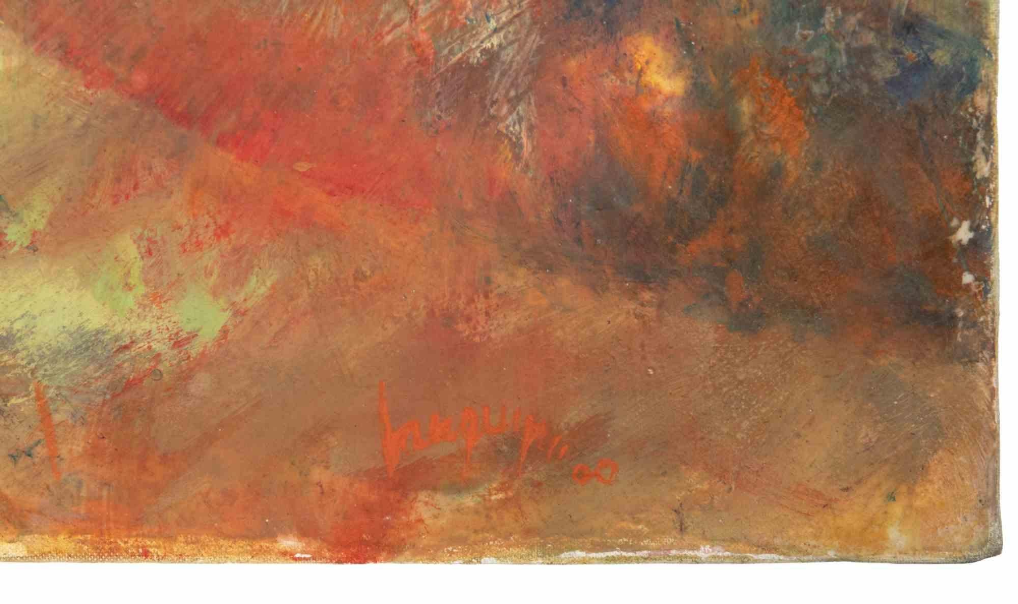 Nudo a cavallo - Pittura a olio di Sebastiano Sanguigni - Anni 2000 in vendita 2