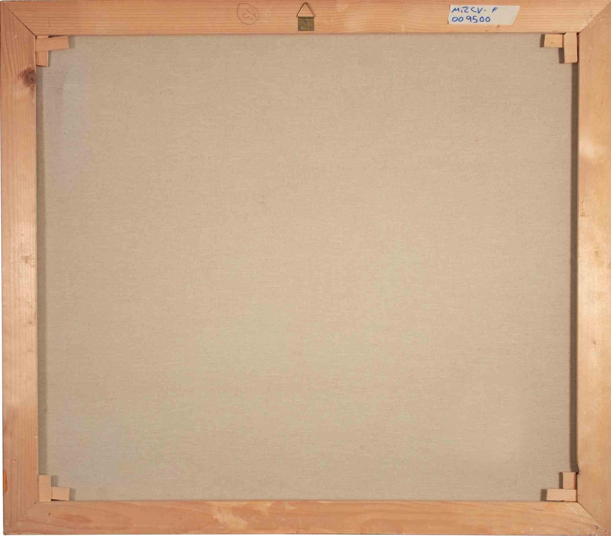 Nudo a cavallo - Pittura a olio di Sebastiano Sanguigni - Anni 2000 in vendita 3