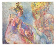 Nudi - Pittura ad olio di Sebastiano Sanguigni - 1999