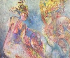 Akte - Ölgemälde von Sebastiano Sanguigni - 1999