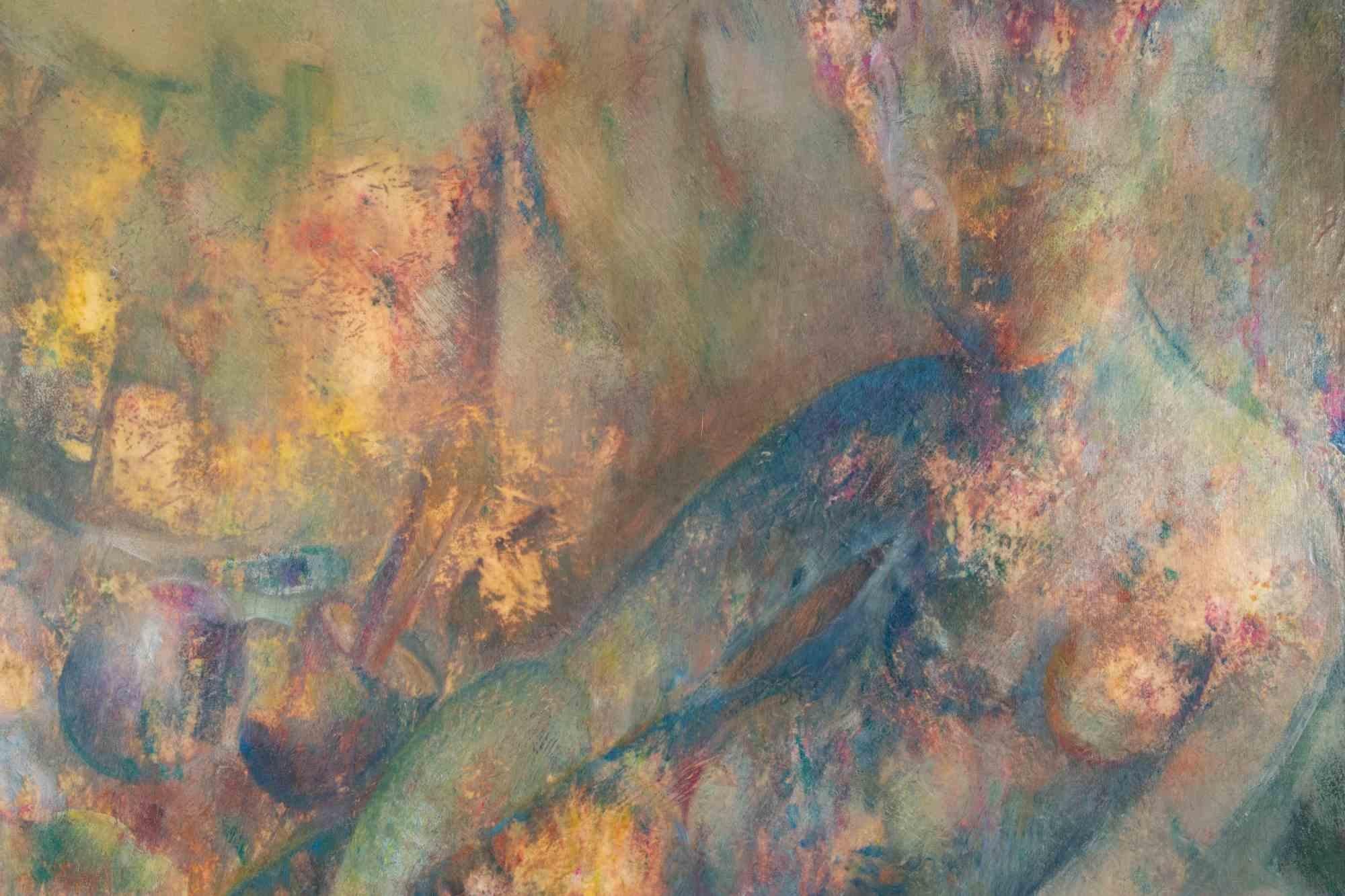 Akte - Ölgemälde von Sebastiano Sanguigni - 2000s im Angebot 1