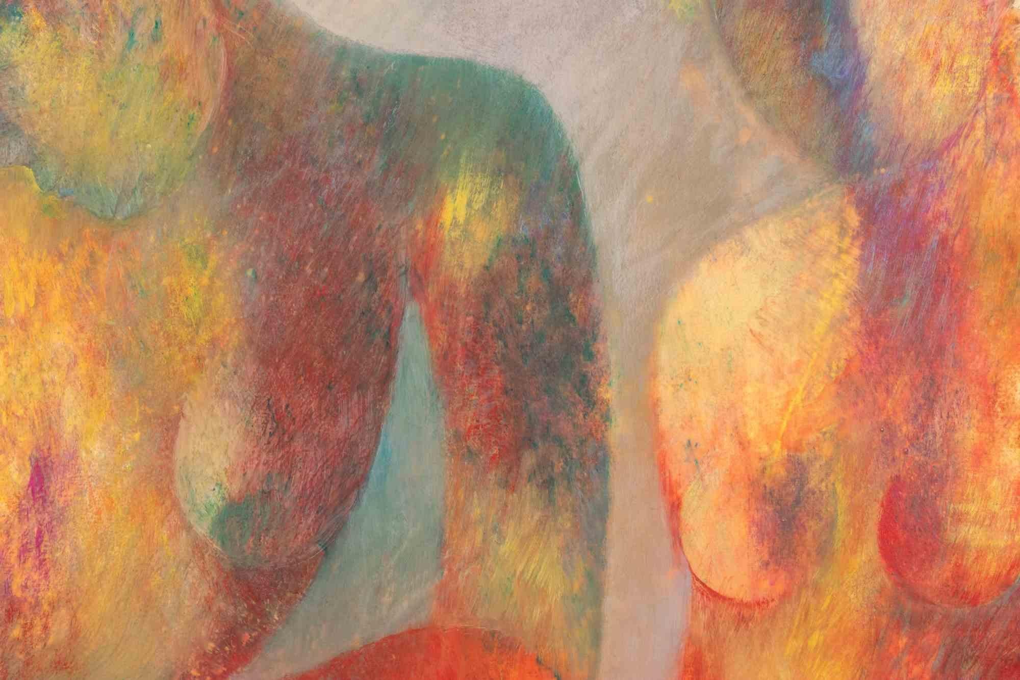 Akte - Ölgemälde von Sebastiano Sanguigni - 2000s im Angebot 2