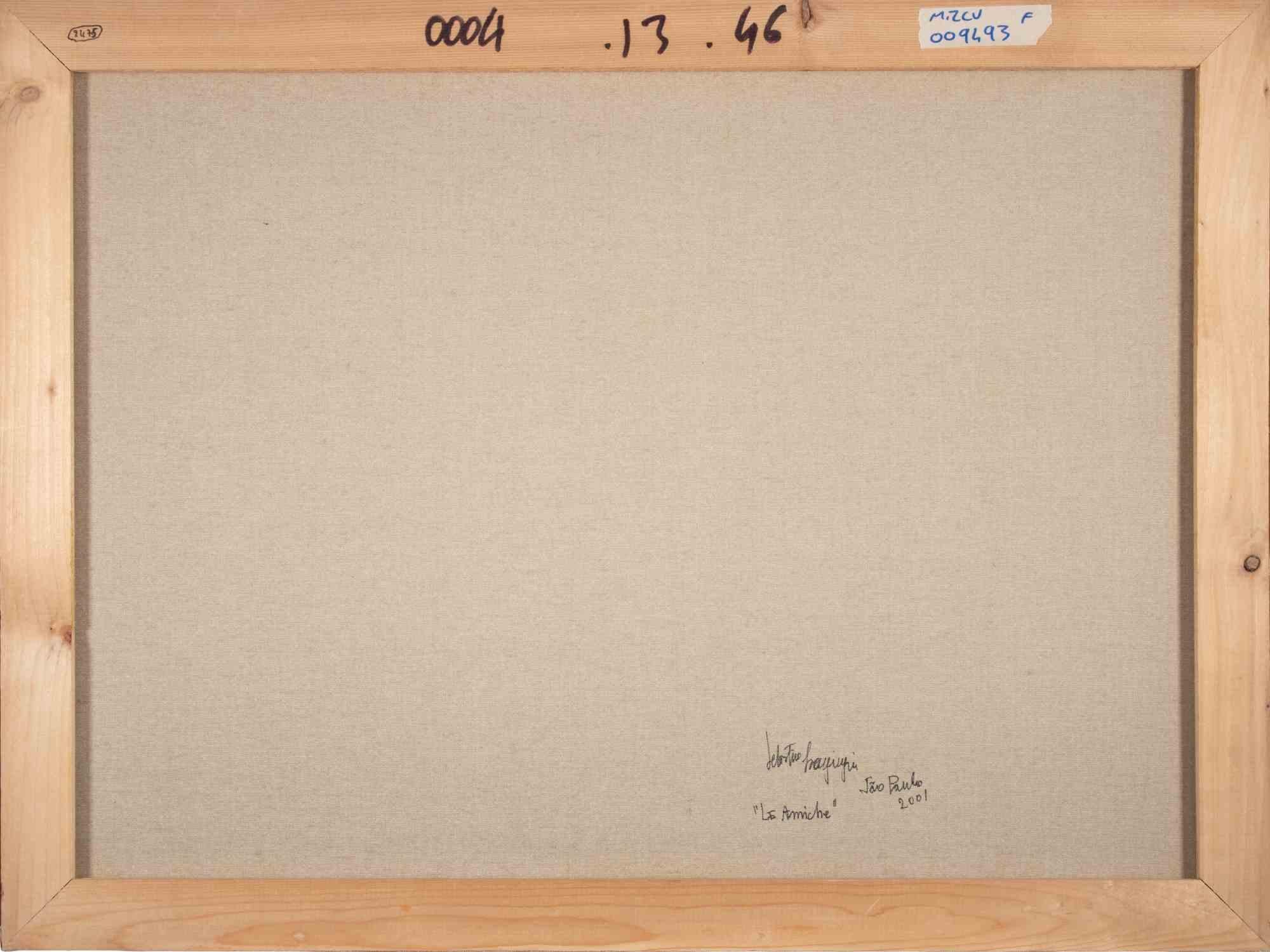 Akte - Ölgemälde von Sebastiano Sanguigni - 2000s im Angebot 3