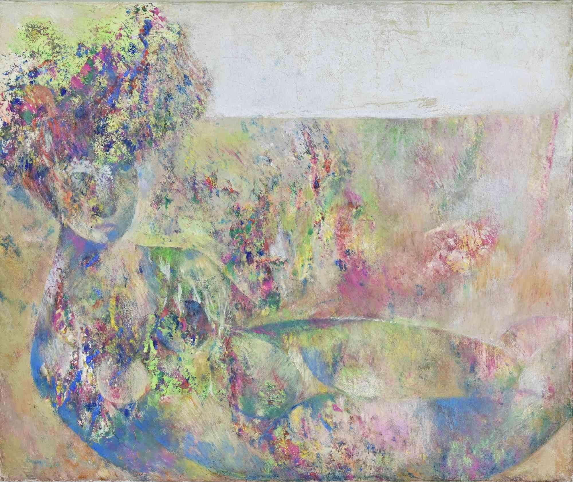 Öl auf Holzplatte von Sebastiano Sanguigni (1931-2012) aus dem Jahr 2000.

Handsigniert unten rechts und auf der Rückseite.

Sehr guter Zustand.
