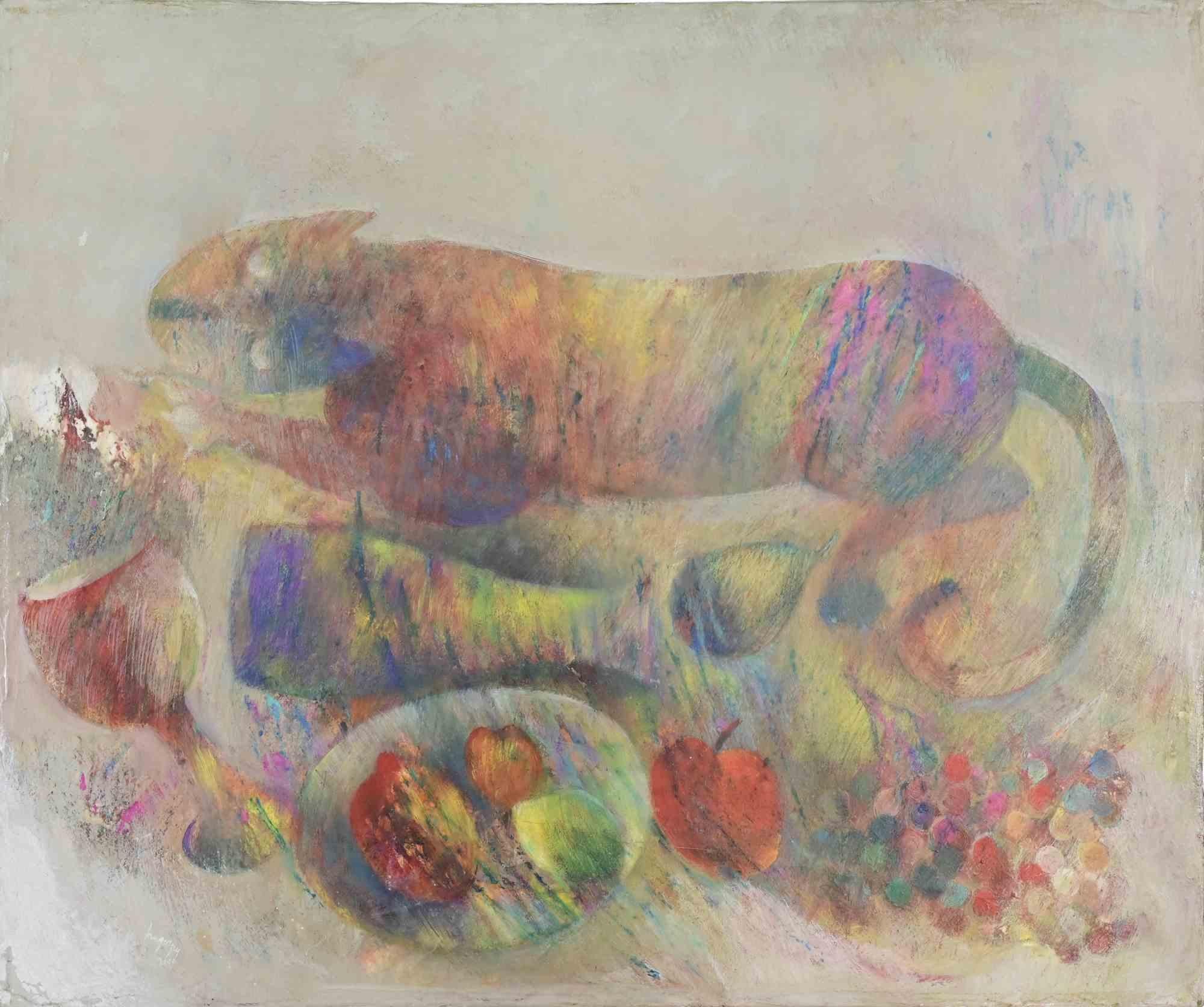 Öl auf Leinwand, realisiert von Sebastiano Sanguigni (1931-2012).

Handsigniert unten rechts.

Sehr guter Zustand.