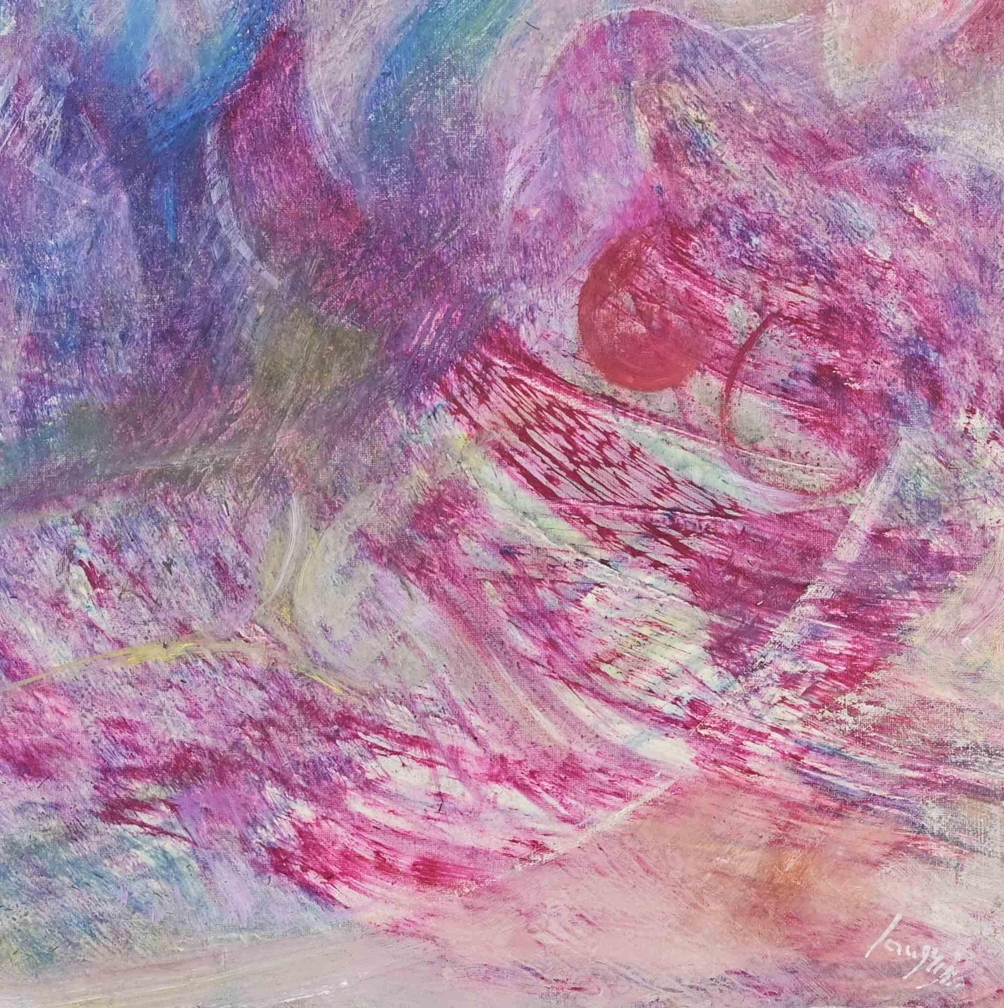 Siren - Oil Painting by Sebastiano Sanguigni - 1980s For Sale 1