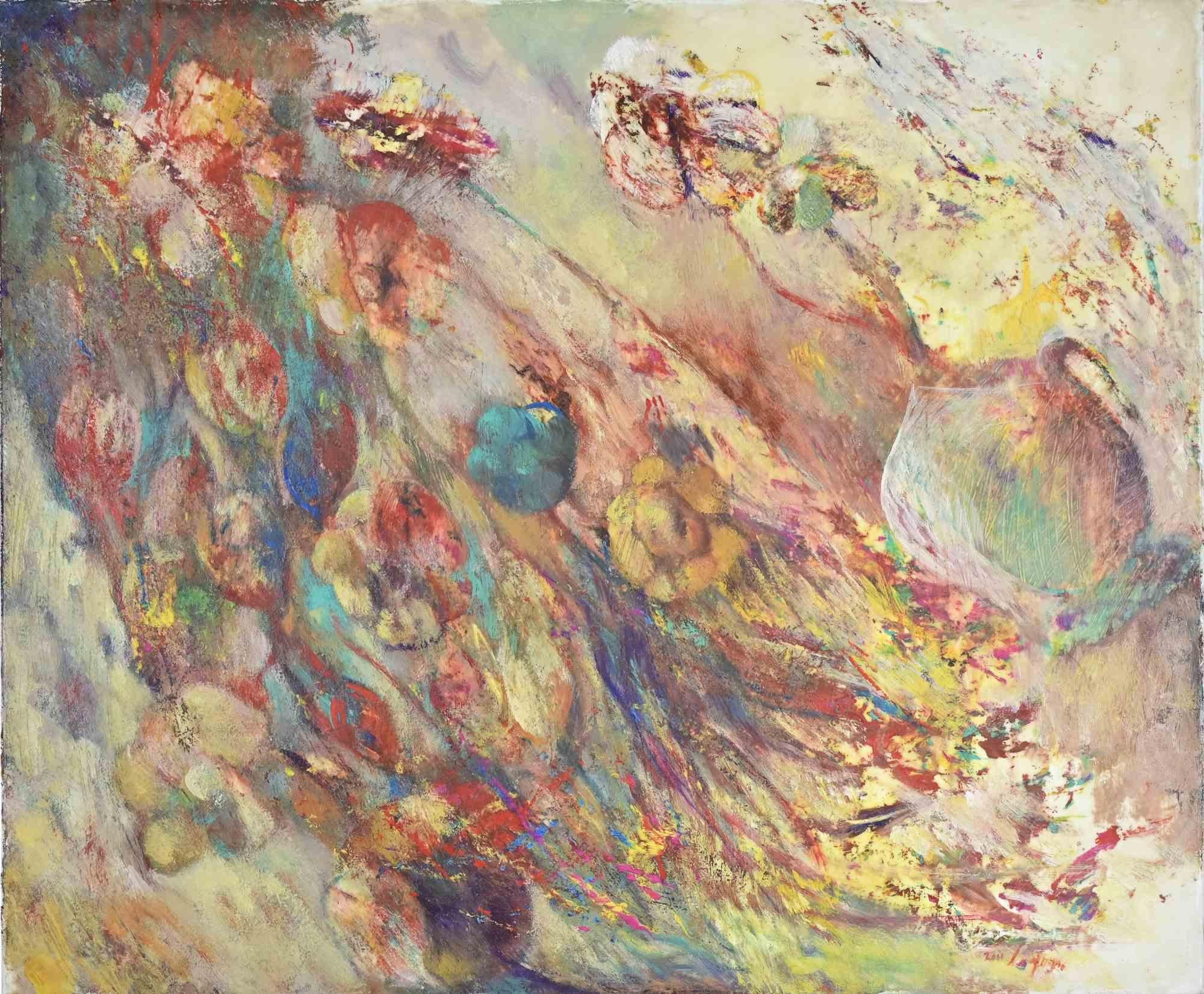 Öl auf Leinwand, realisiert von Sebastiano Sanguigni (1931-2012).

Handsigniert unten rechts.

Sehr guter Zustand.
