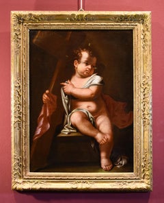 Jesus Christ Paint 17/18th Century Oil on canvas Savorelli Old master Religious