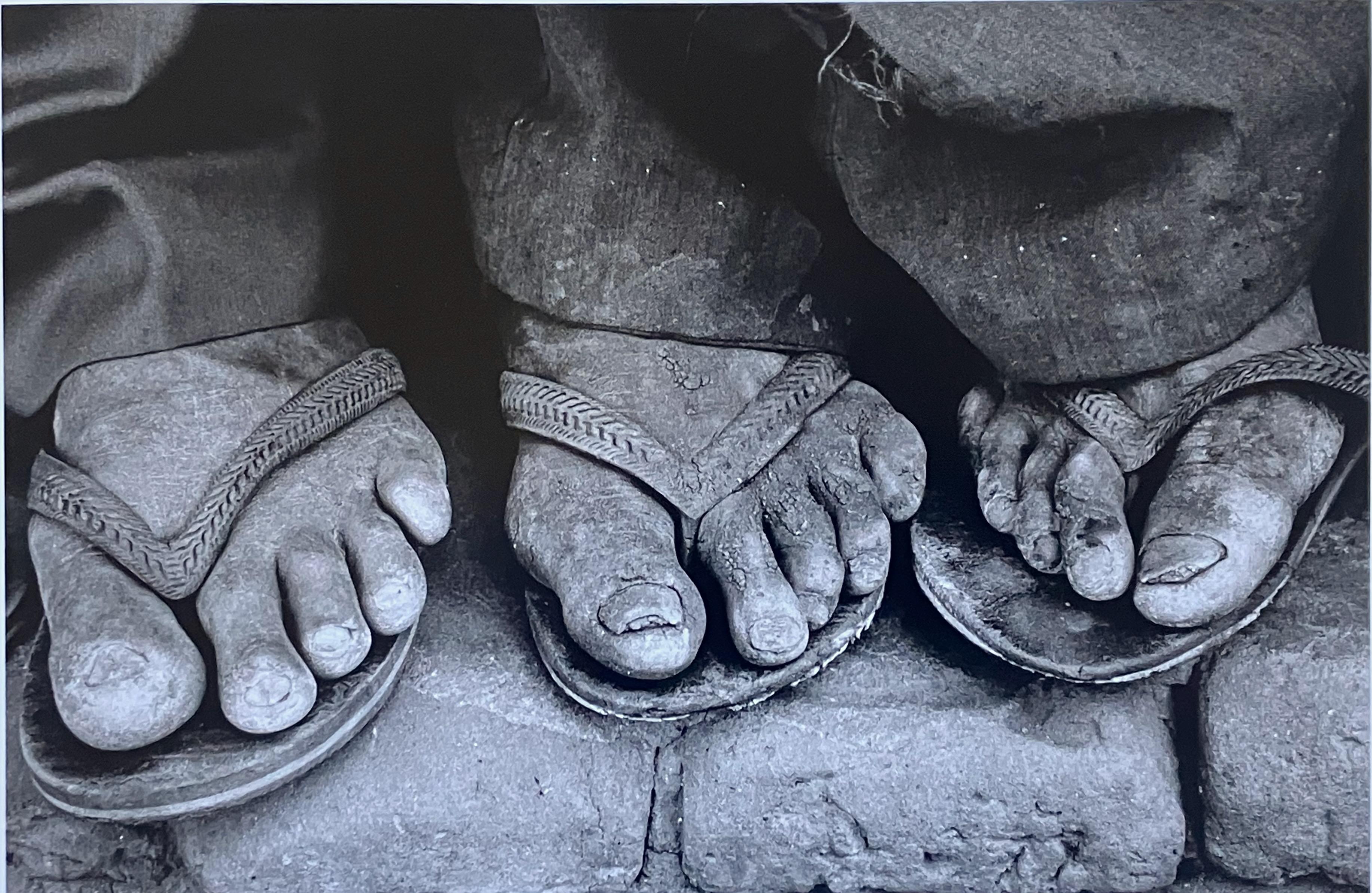 Sebastião Salgado Black and White Photograph - Feet, Brazil