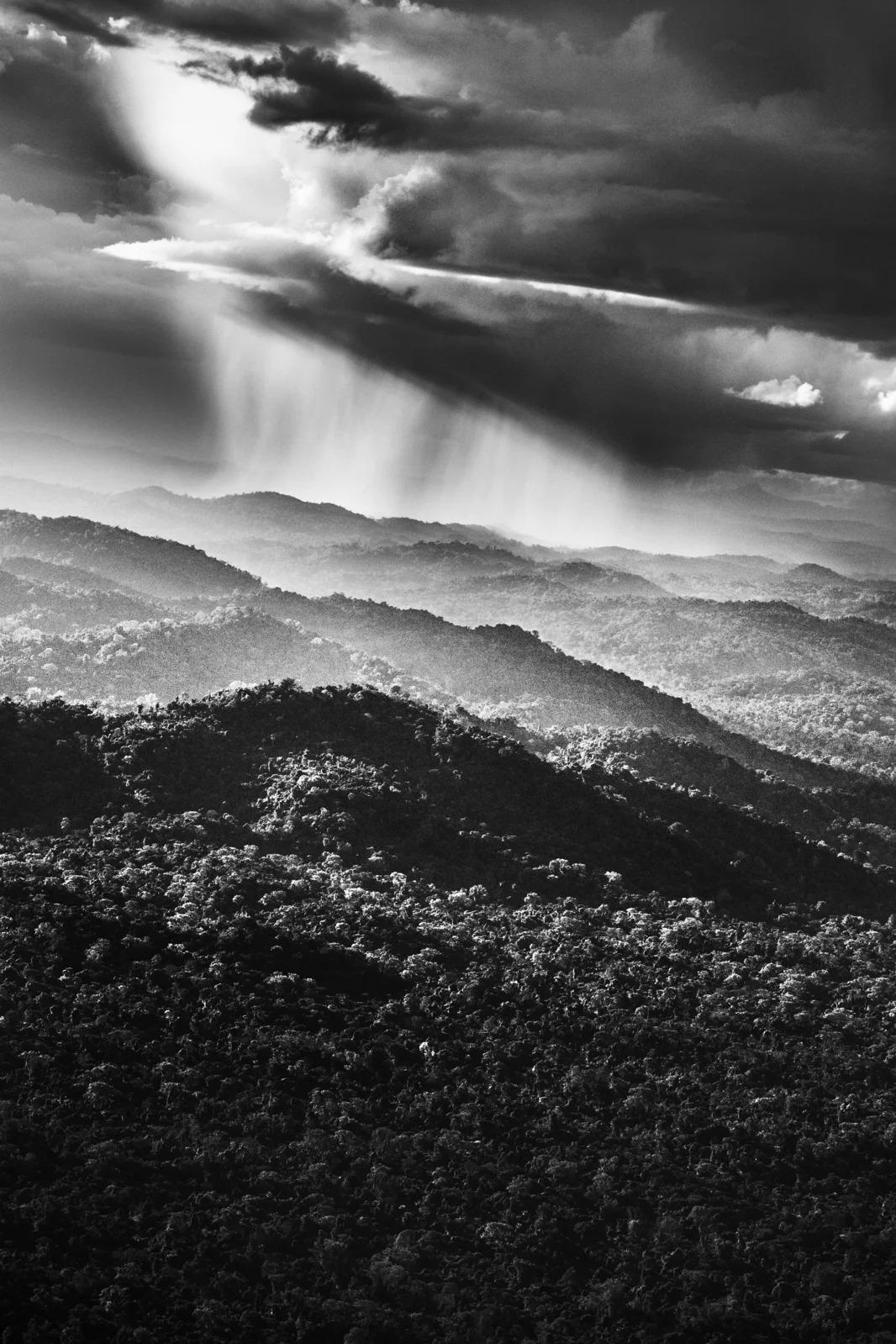 Sebastião Salgado - Veduta aerea dell'area di Auaris, Brasile, 2014, Stampato Dopo