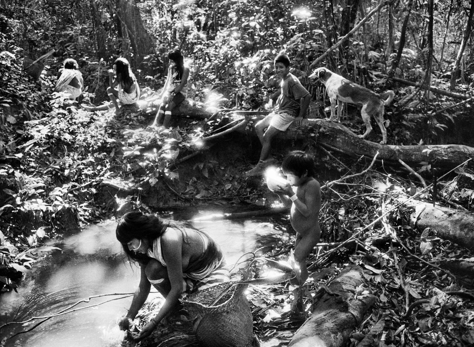 Sebastião Salgado - Vicino al villaggio di Maronal, Brasile, 1998, Stampa dopo
