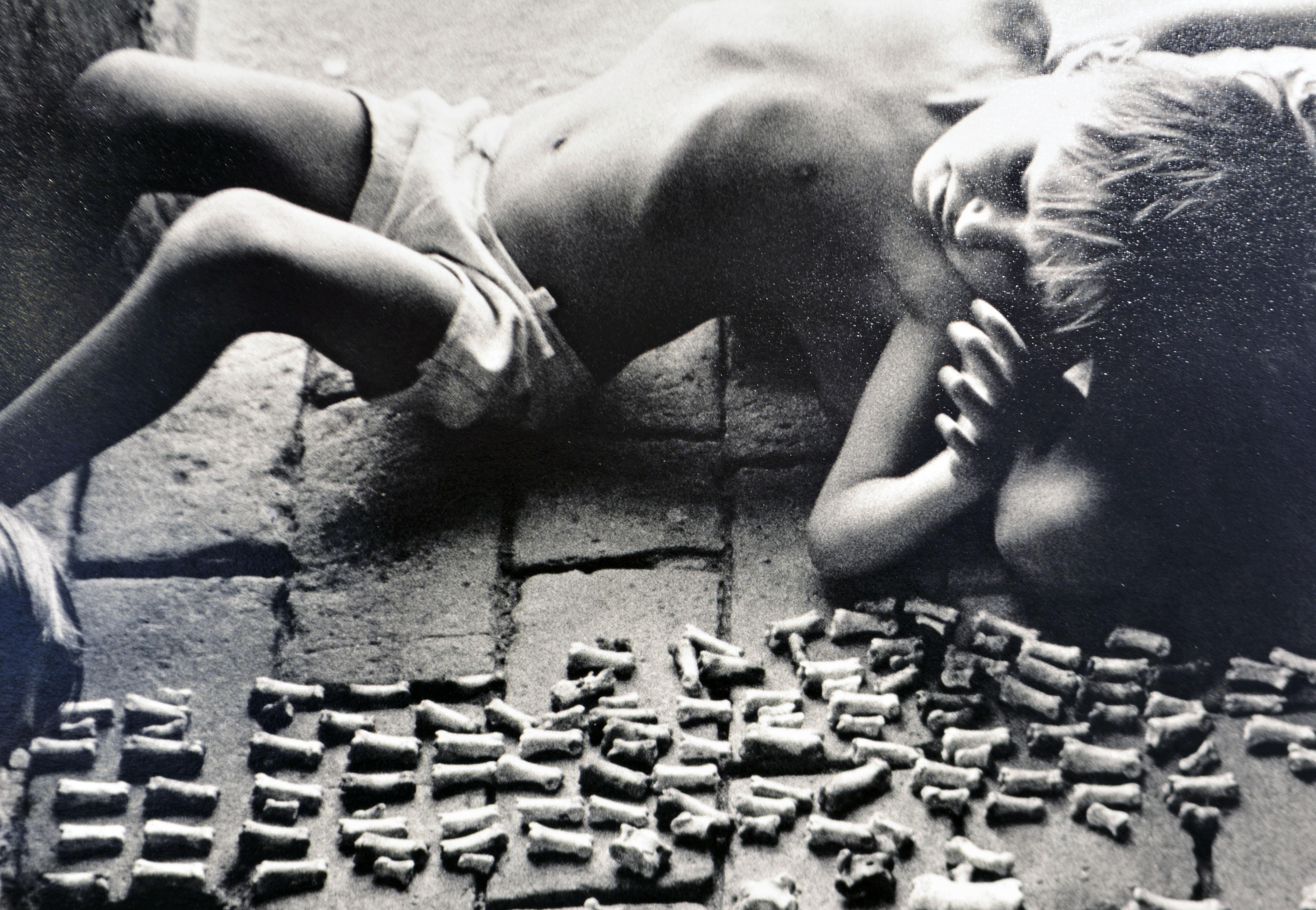 19th Century Sebastião Salgado, Signed Photo 'Boys at Play' from the Other Americas Series