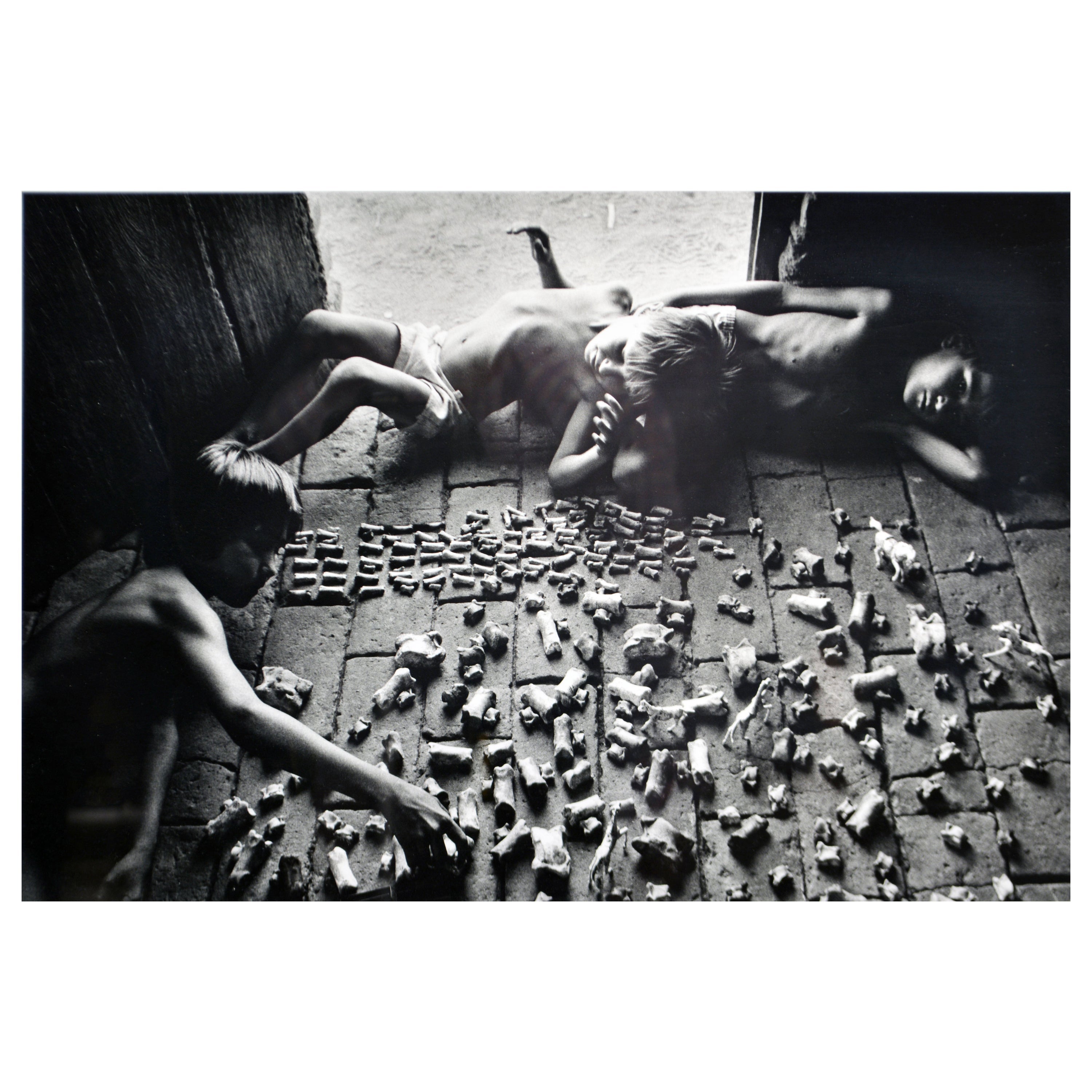 Sebastião Salgado, Signed Photo 
Boys at Play
 from the Other Americas Series