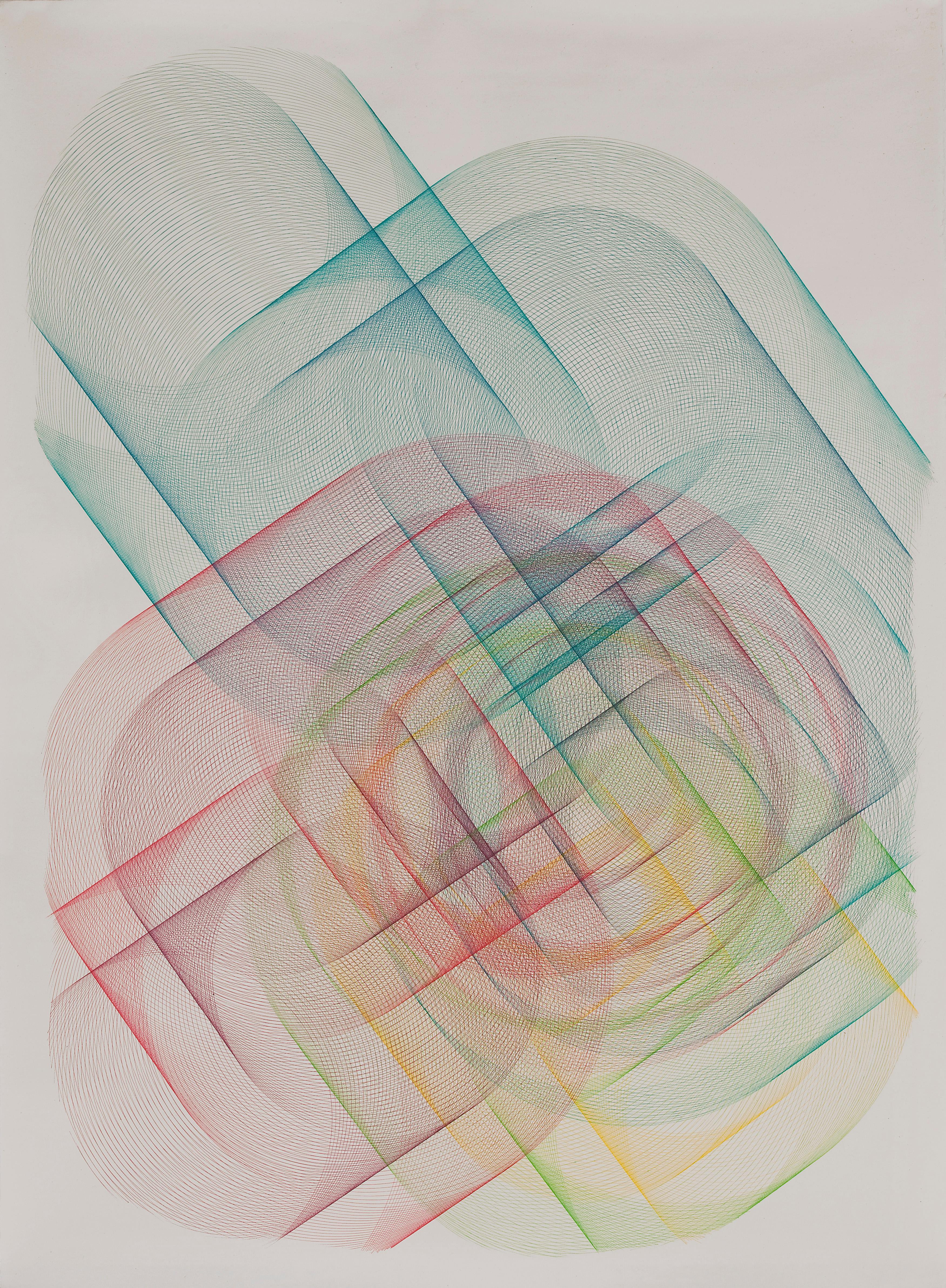 Sebastien Preschoux Abstract Painting - Aciduloïde