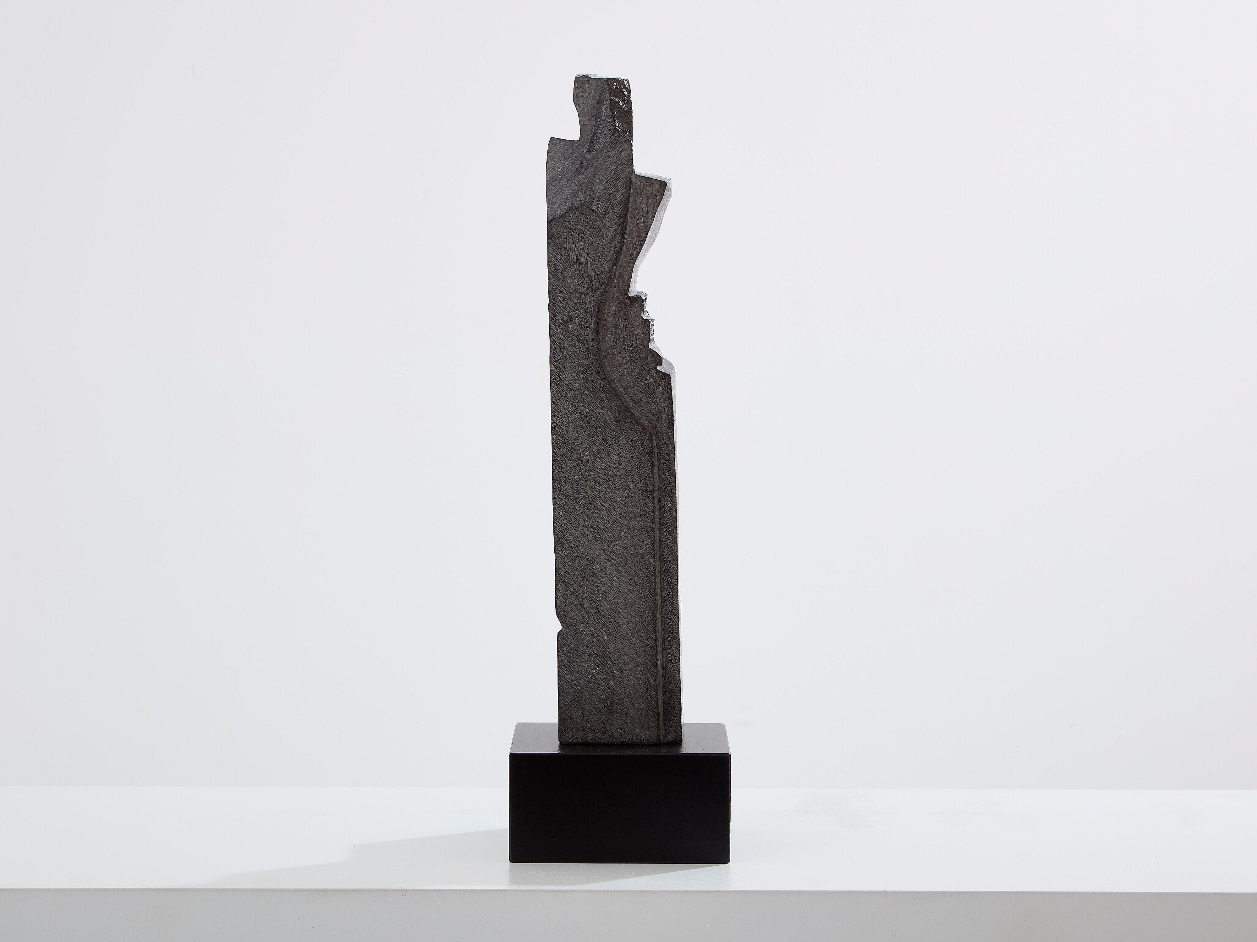 Sébastien Touret brutalist stone totem sculpture circa 2010 For Sale 2