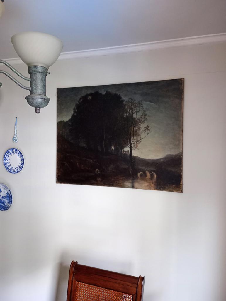 El Baño de las Ninfas - Naturalistic Painting by Sebastian Martínez Fadic